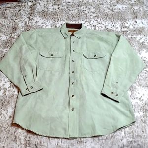 Duck Head Expedition Men's Long Sleeve Button Down Shirt, Size: Medium